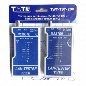 Тестер витой пары TST-200 (без батареек)